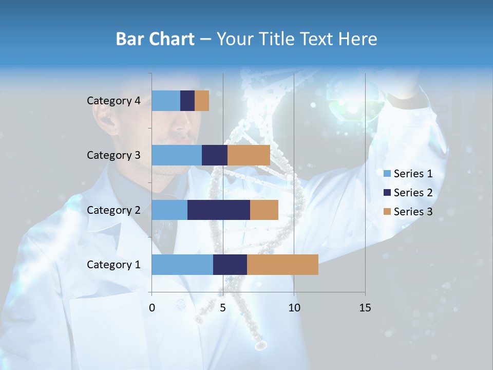 Science Double Health PowerPoint Template