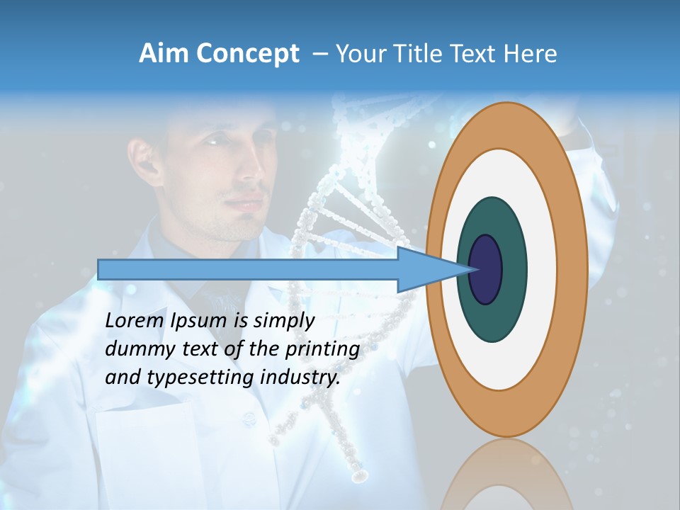 Science Double Health PowerPoint Template