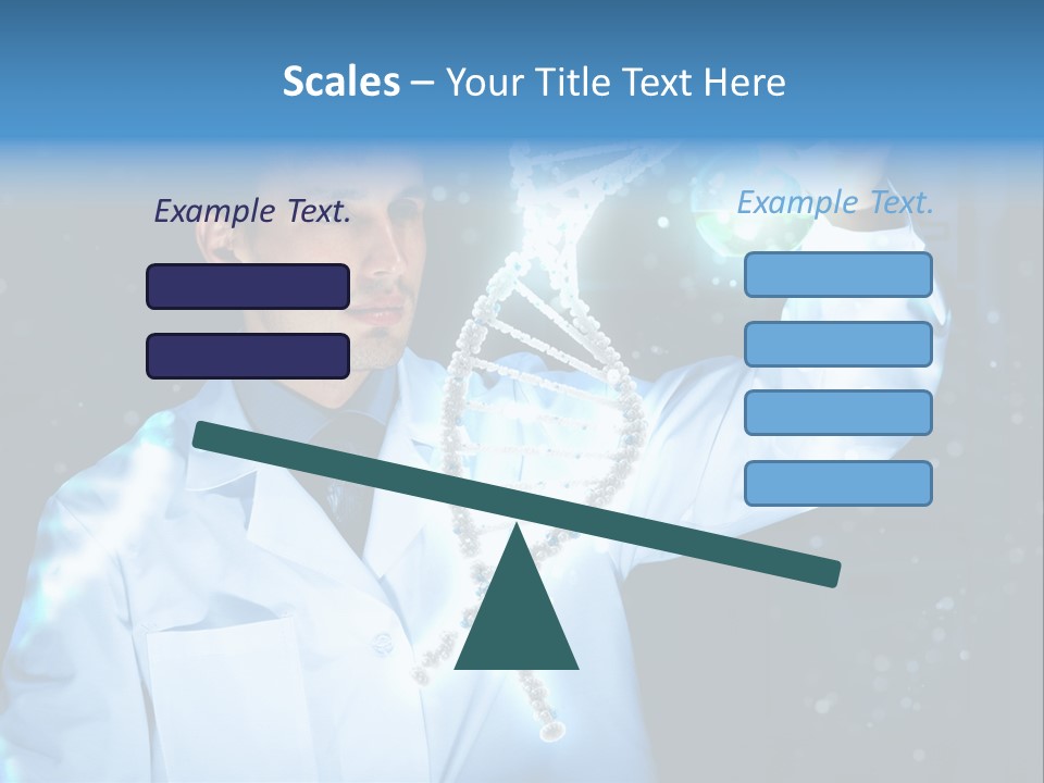 Science Double Health PowerPoint Template