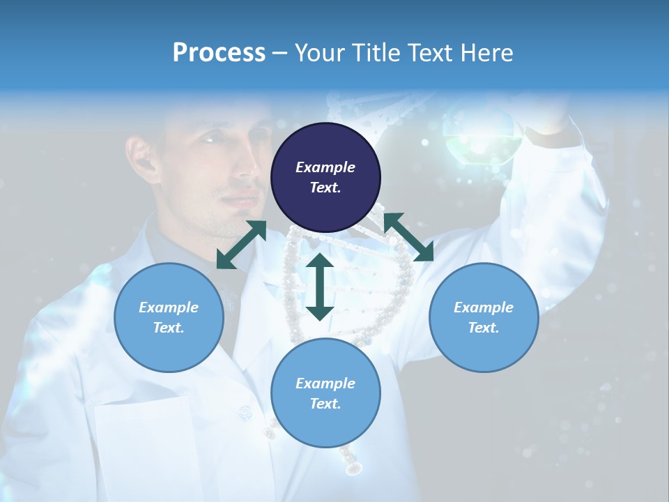 Science Double Health PowerPoint Template