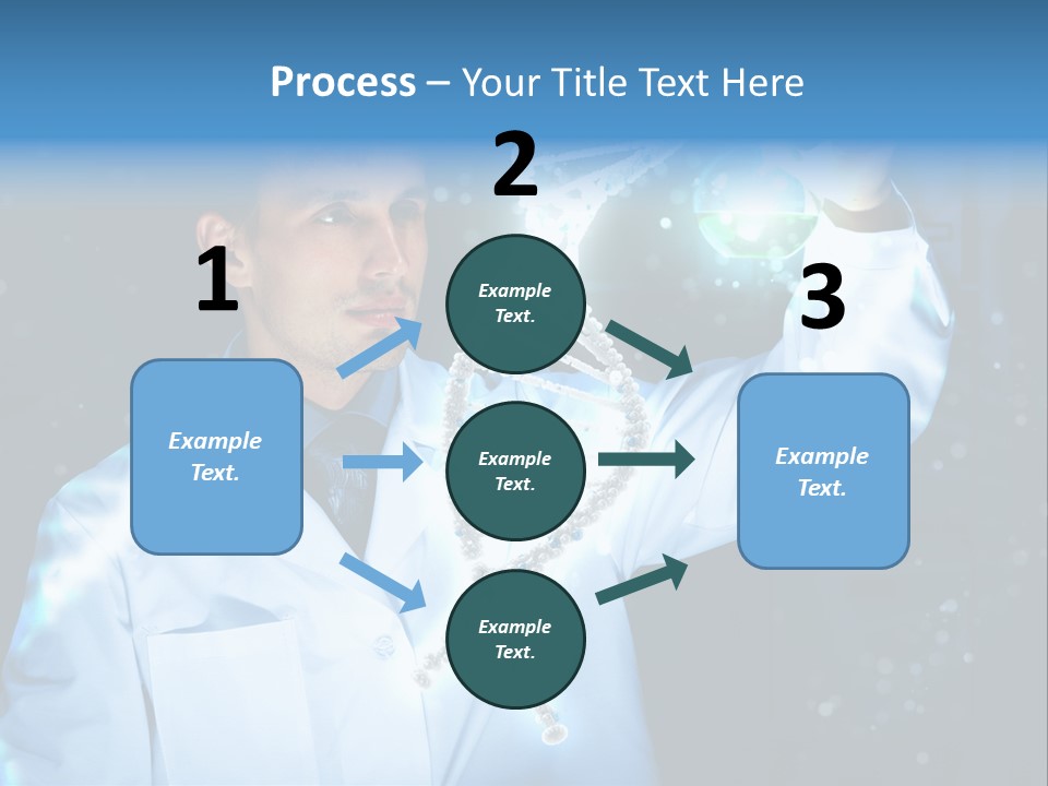 Science Double Health PowerPoint Template