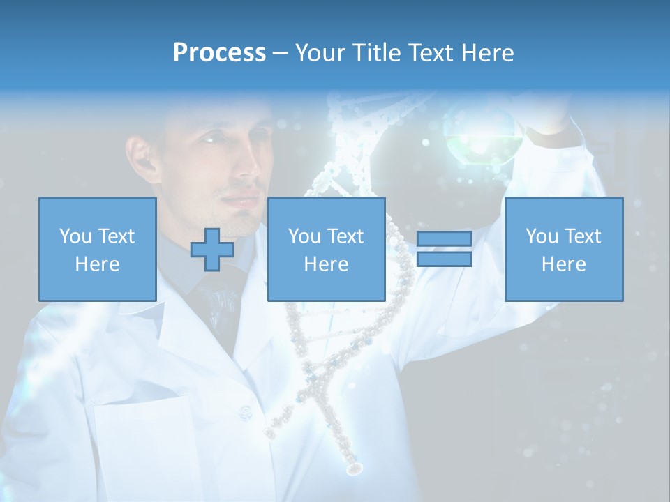 Science Double Health PowerPoint Template