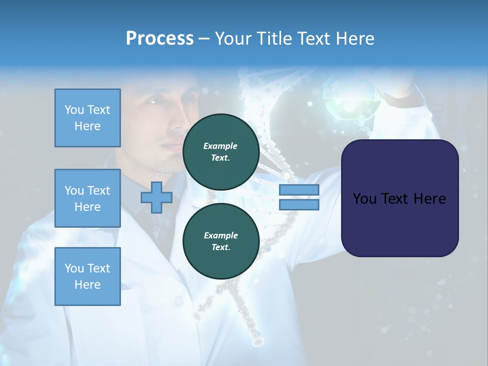 Science Double Health PowerPoint Template