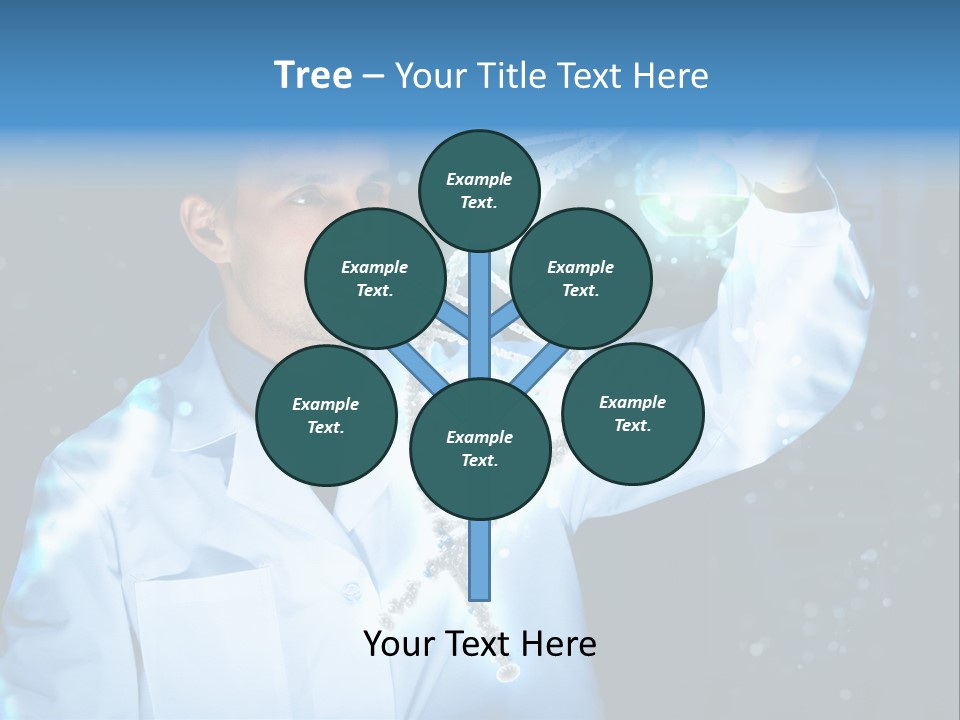 Science Double Health PowerPoint Template
