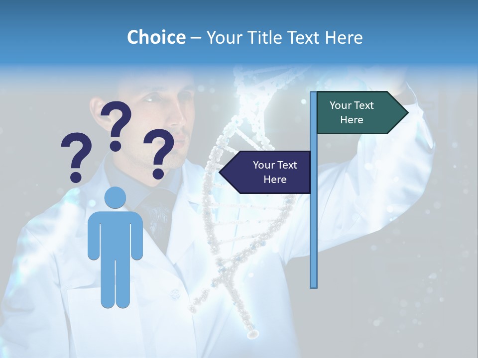 Science Double Health PowerPoint Template