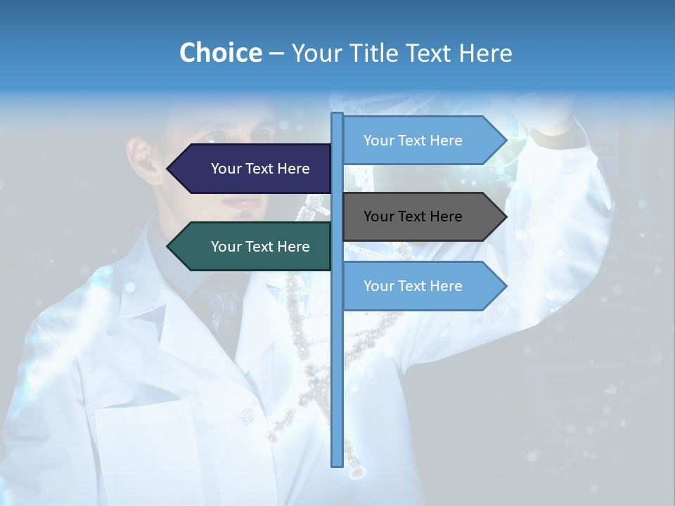 Science Double Health PowerPoint Template