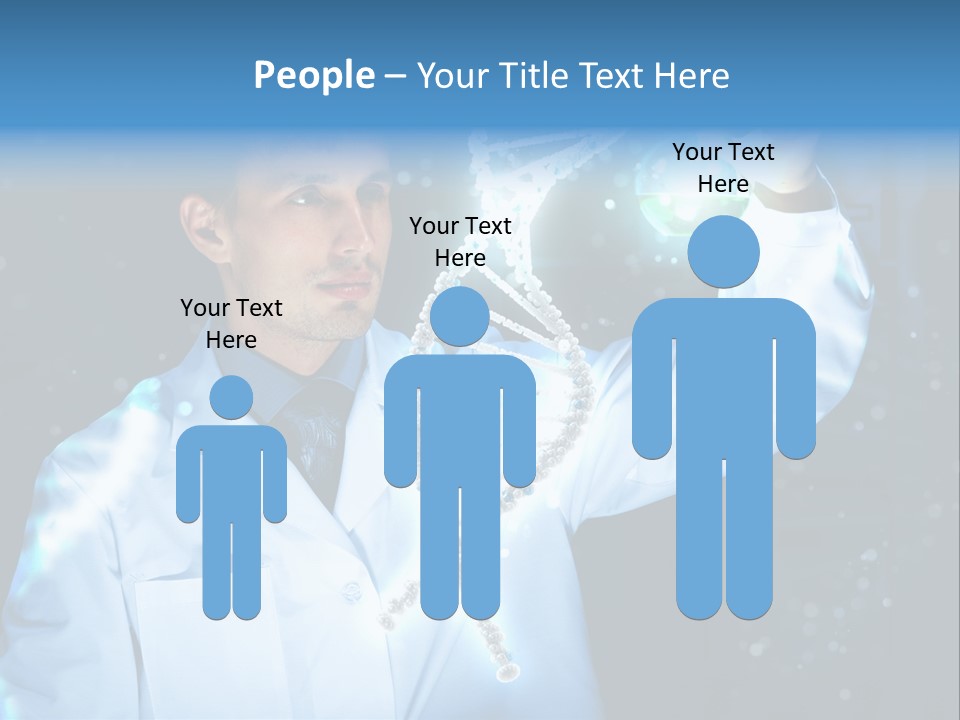 Science Double Health PowerPoint Template
