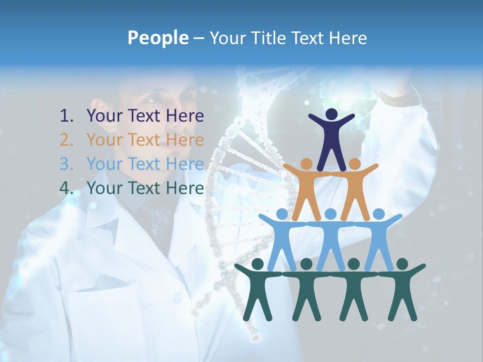 Science Double Health PowerPoint Template