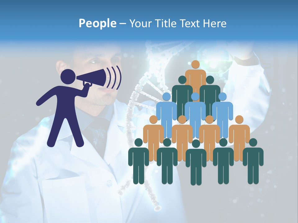 Science Double Health PowerPoint Template