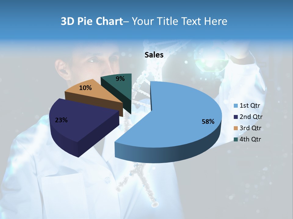 Science Double Health PowerPoint Template