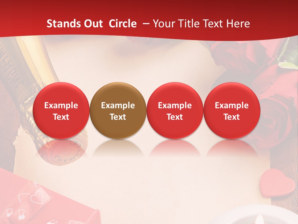 Beautiful Flower Frame PowerPoint Template