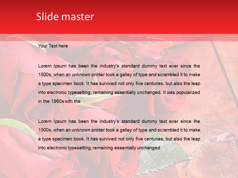 Text Present Copyspace PowerPoint Template