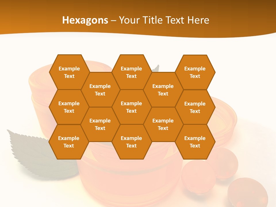 Blur Orange Macro PowerPoint Template