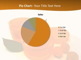 Blur Orange Macro PowerPoint Template