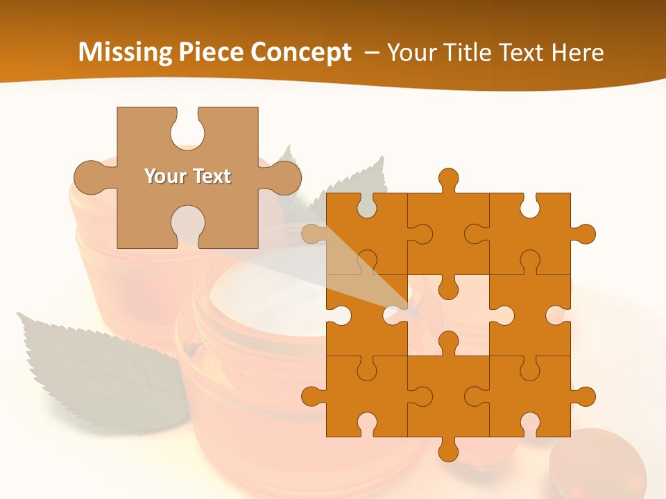 Blur Orange Macro PowerPoint Template