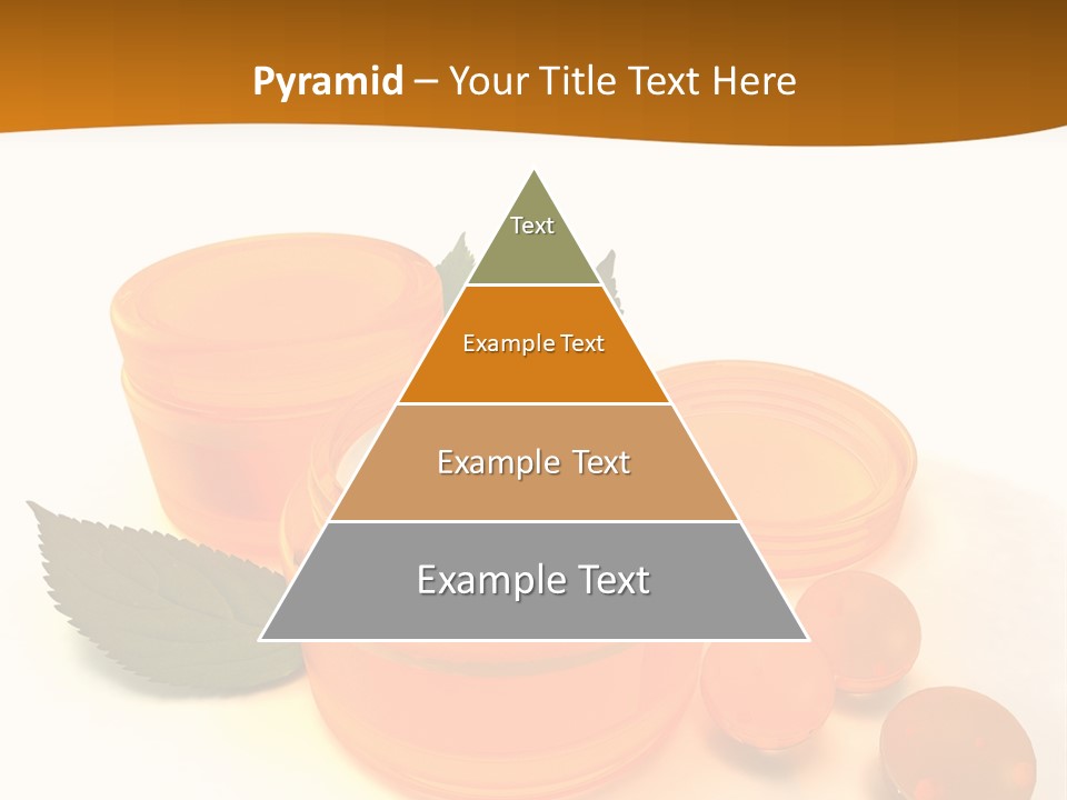Blur Orange Macro PowerPoint Template