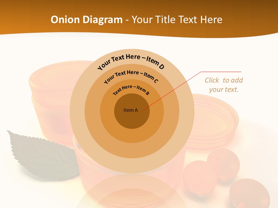 Blur Orange Macro PowerPoint Template
