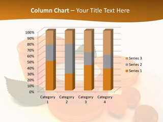 Blur Orange Macro PowerPoint Template