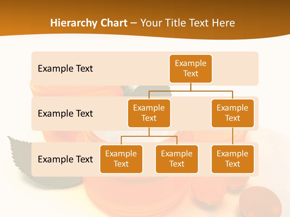 Blur Orange Macro PowerPoint Template