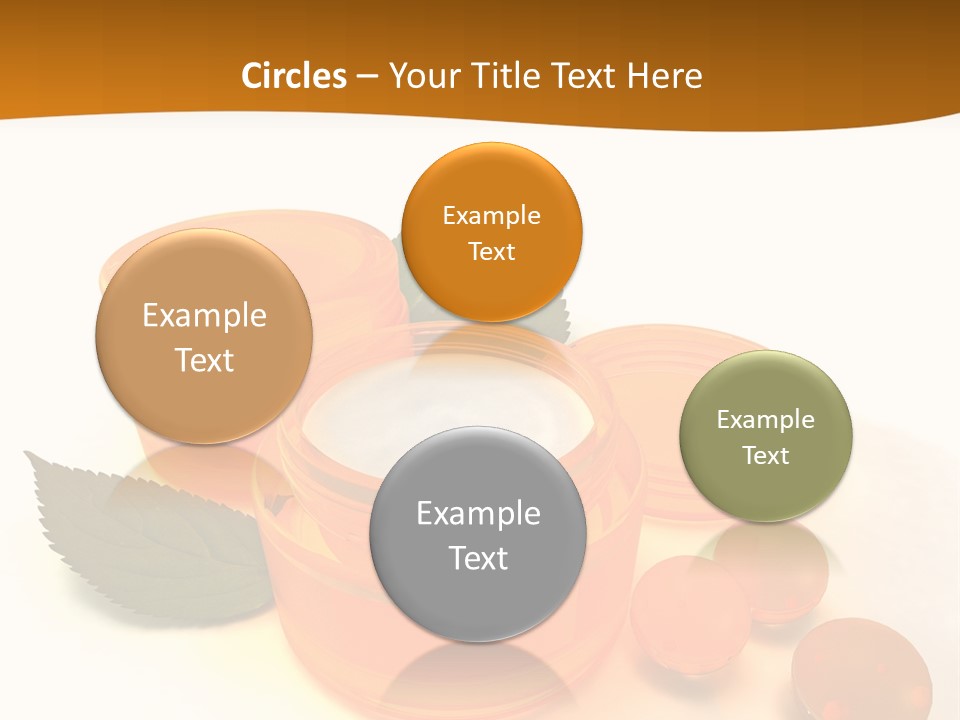 Blur Orange Macro PowerPoint Template