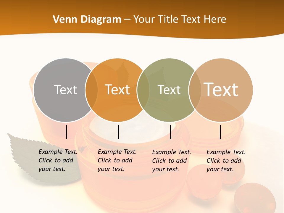 Blur Orange Macro PowerPoint Template