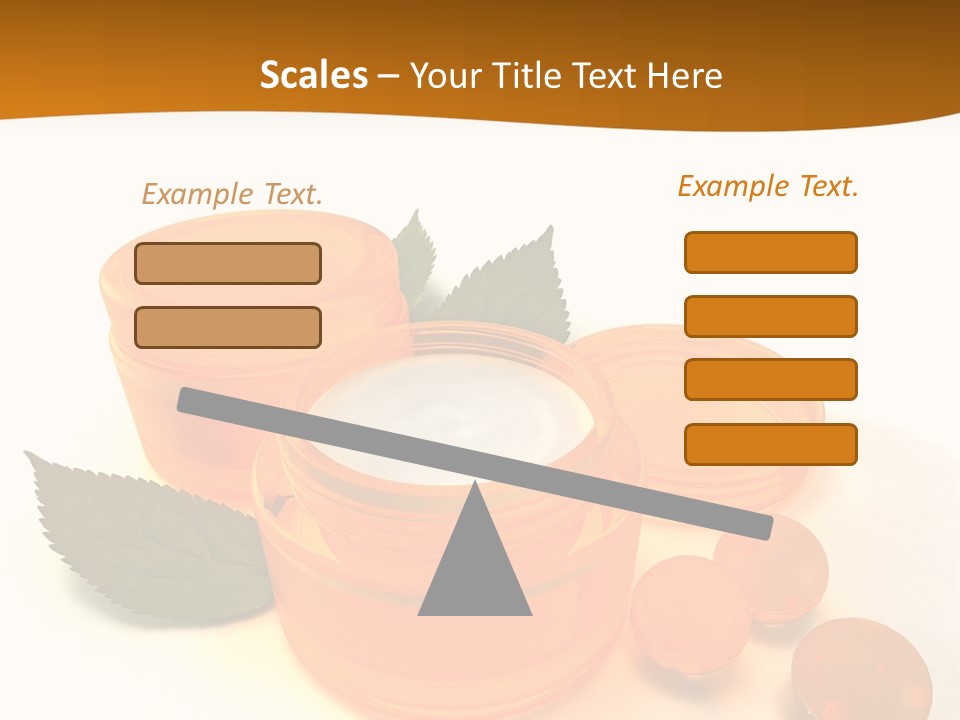 Blur Orange Macro PowerPoint Template