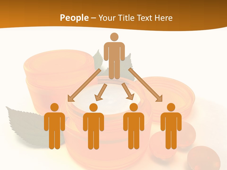 Blur Orange Macro PowerPoint Template