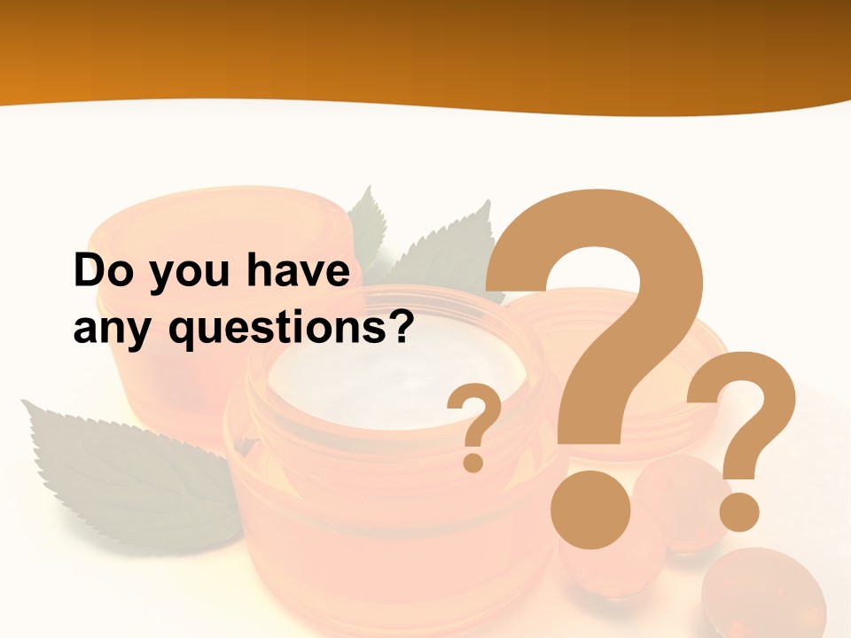 Blur Orange Macro PowerPoint Template