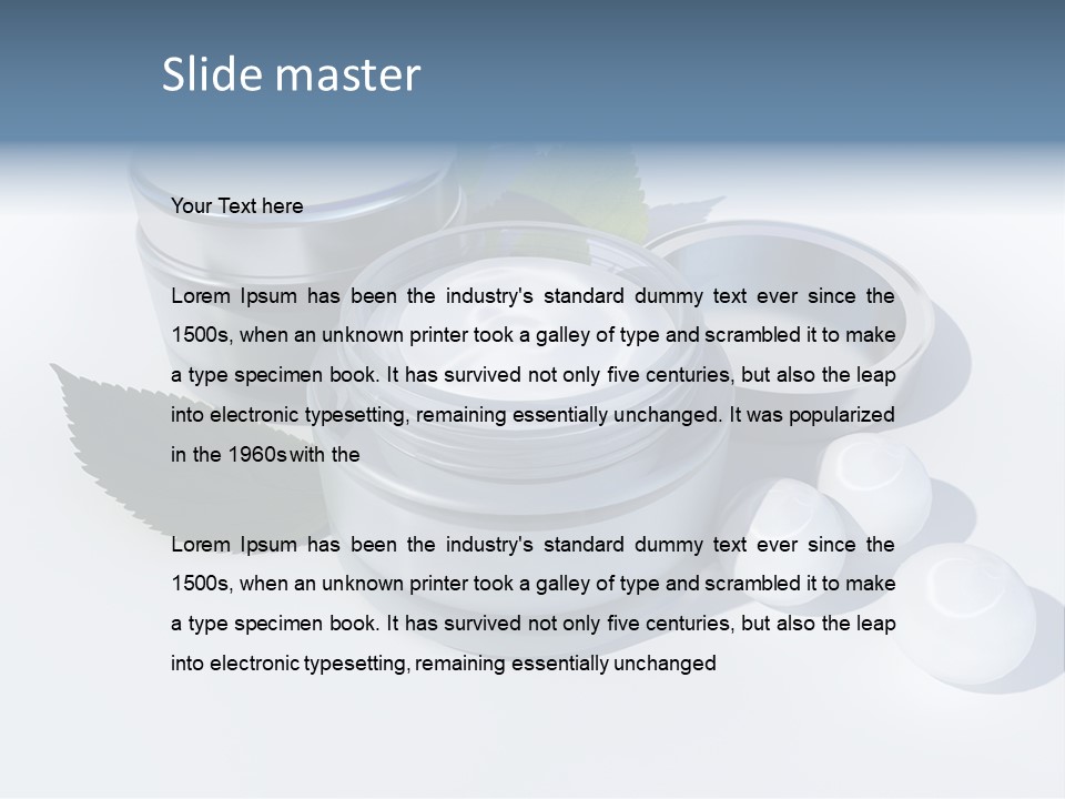 Dorloter Magasin De Coiffure Beauty PowerPoint Template