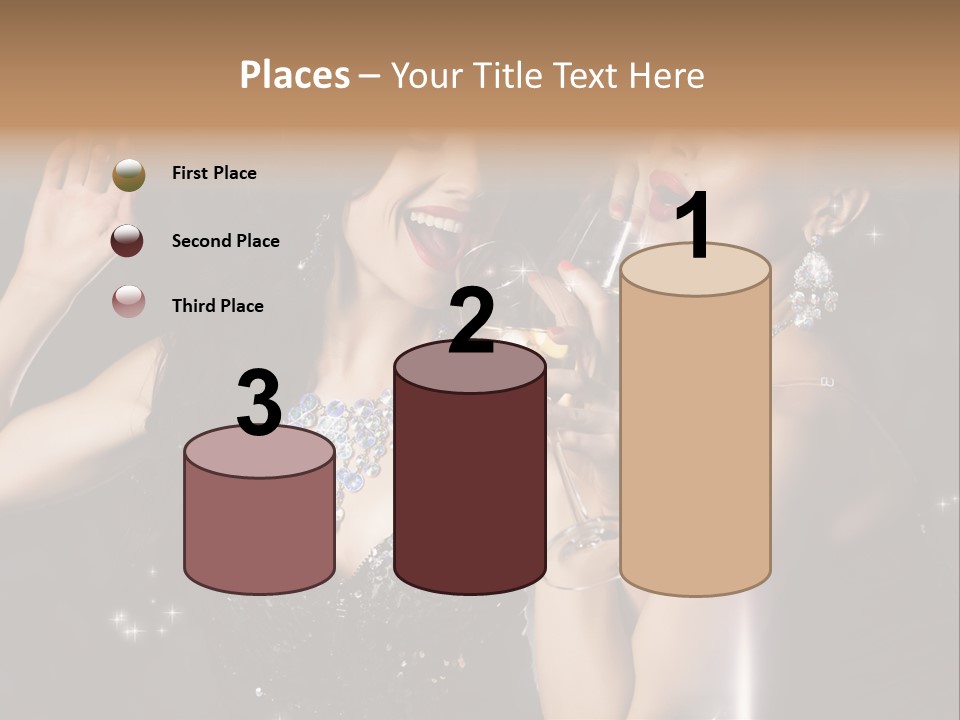 Life Woman New Year PowerPoint Template