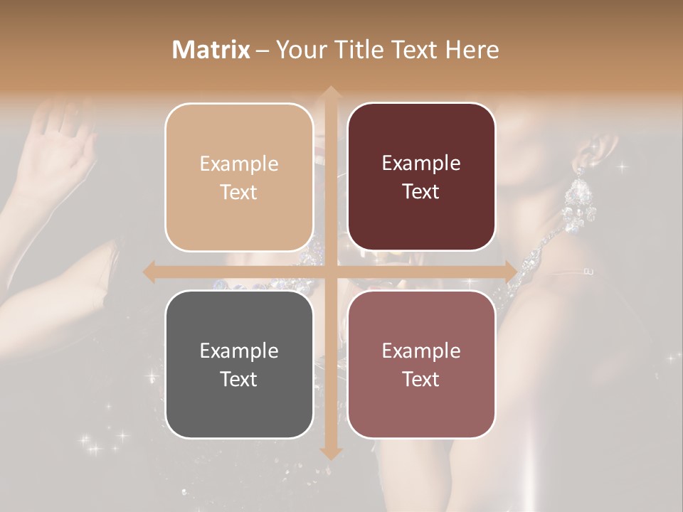 Life Woman New Year PowerPoint Template