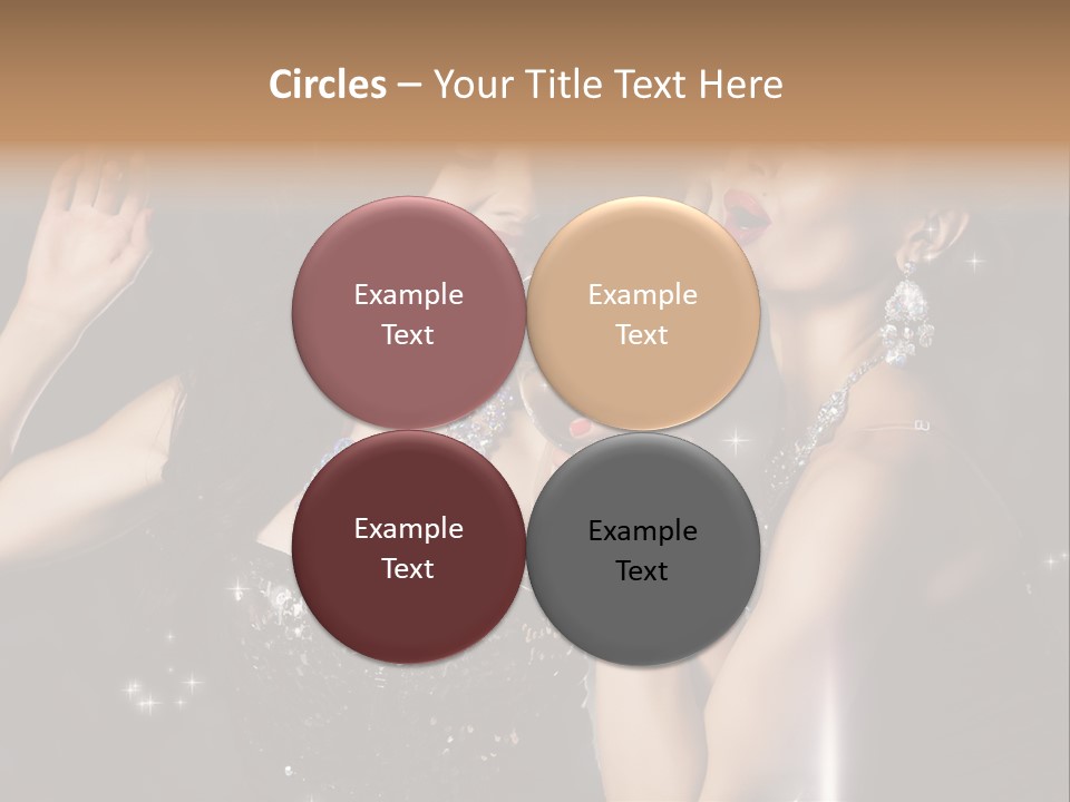 Life Woman New Year PowerPoint Template