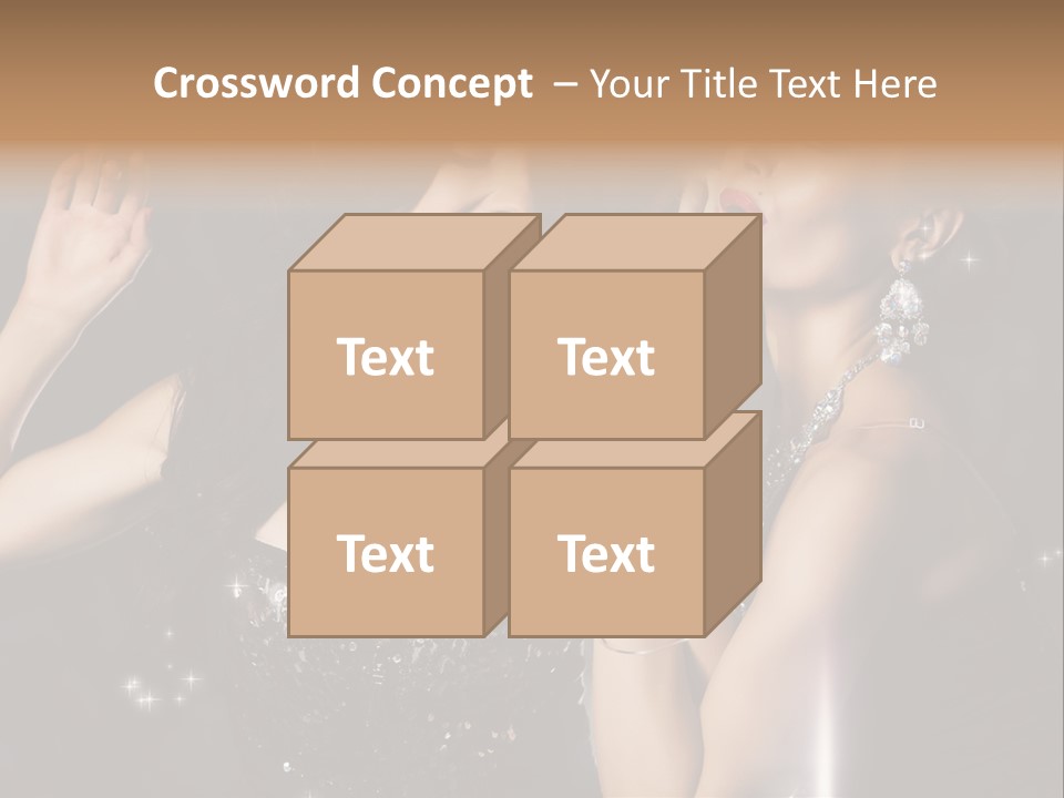 Life Woman New Year PowerPoint Template