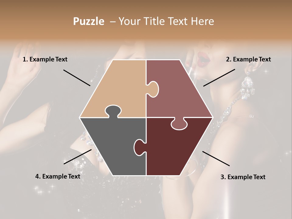 Life Woman New Year PowerPoint Template