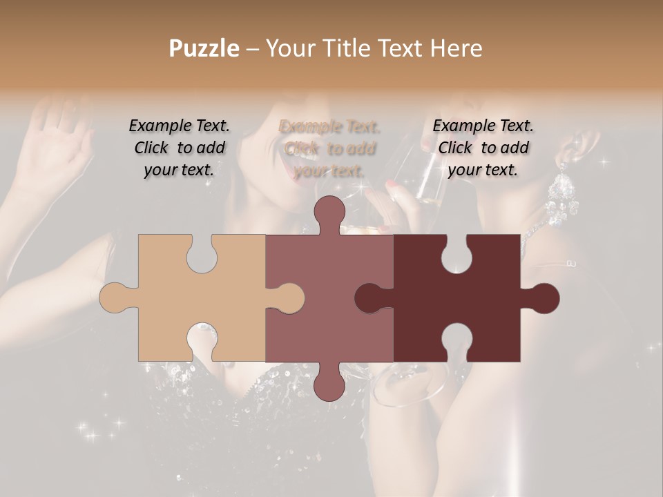 Life Woman New Year PowerPoint Template