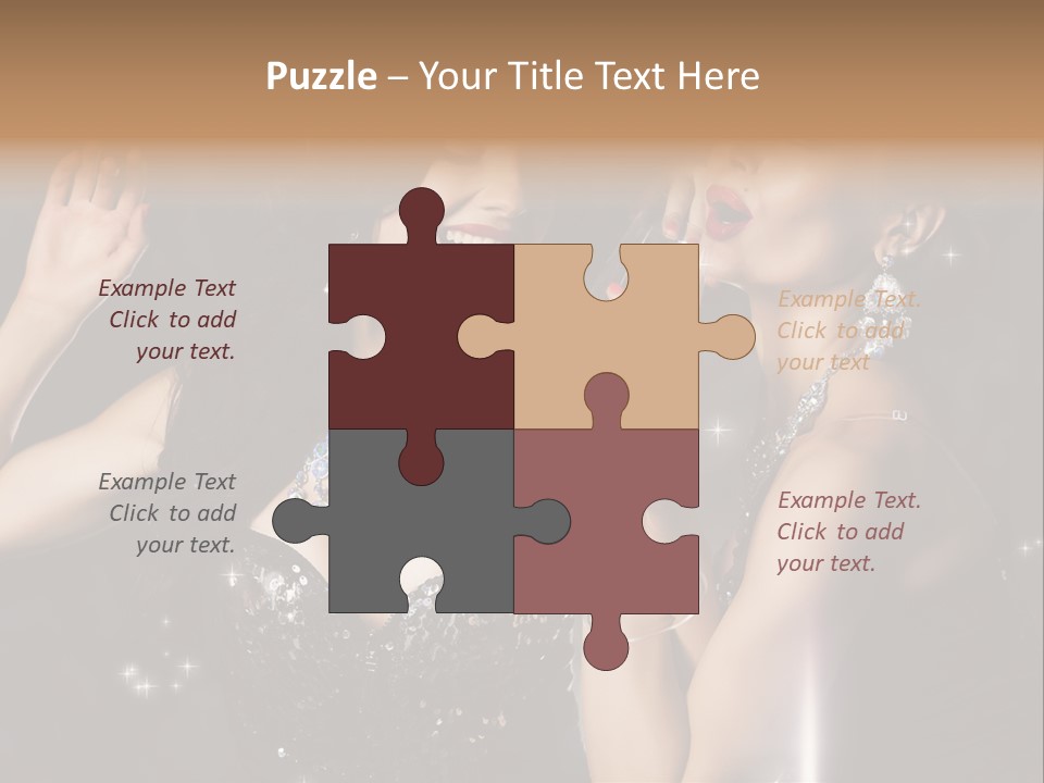 Life Woman New Year PowerPoint Template