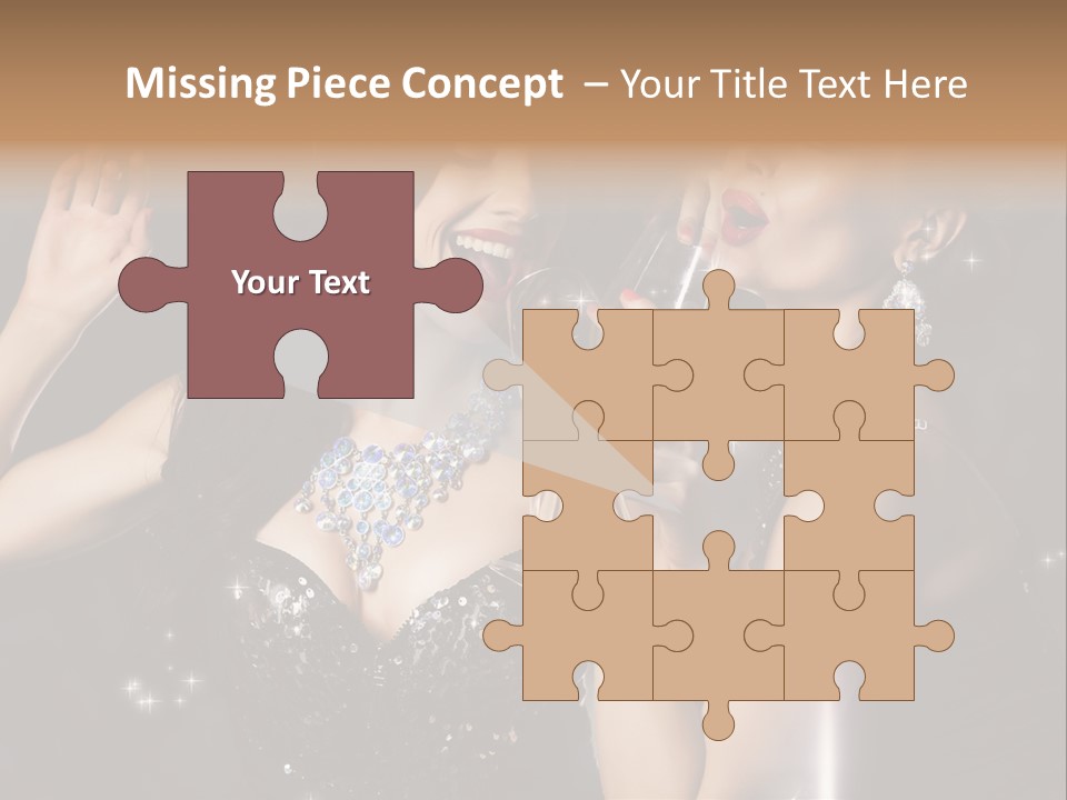 Life Woman New Year PowerPoint Template