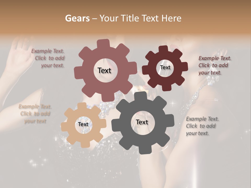 Life Woman New Year PowerPoint Template