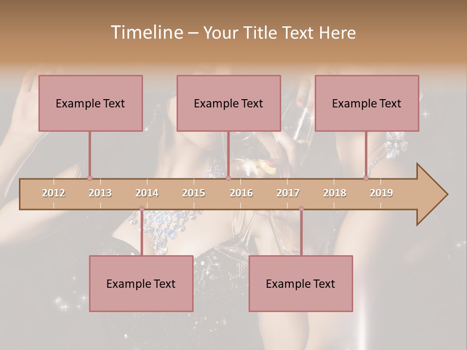 Life Woman New Year PowerPoint Template