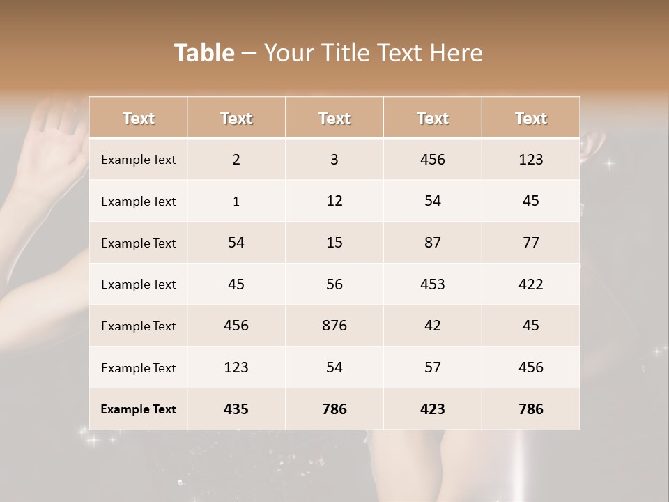 Life Woman New Year PowerPoint Template