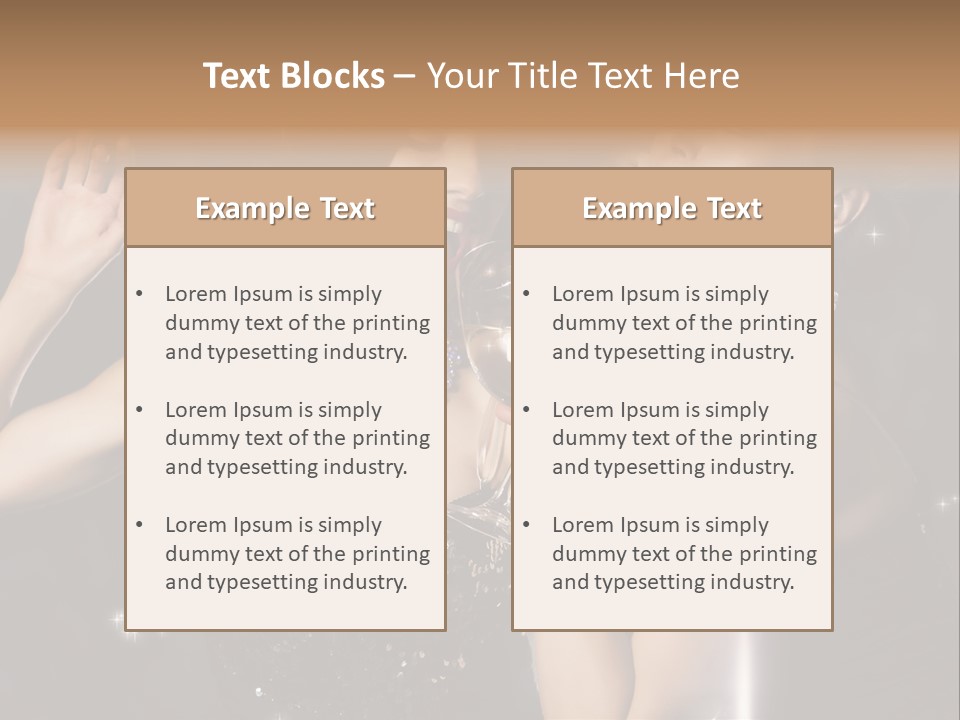 Life Woman New Year PowerPoint Template