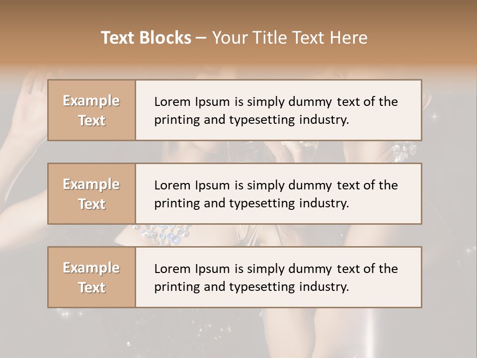 Life Woman New Year PowerPoint Template