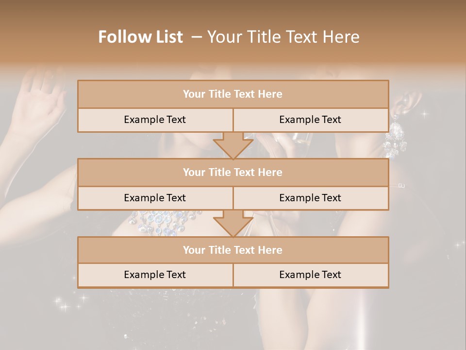 Life Woman New Year PowerPoint Template