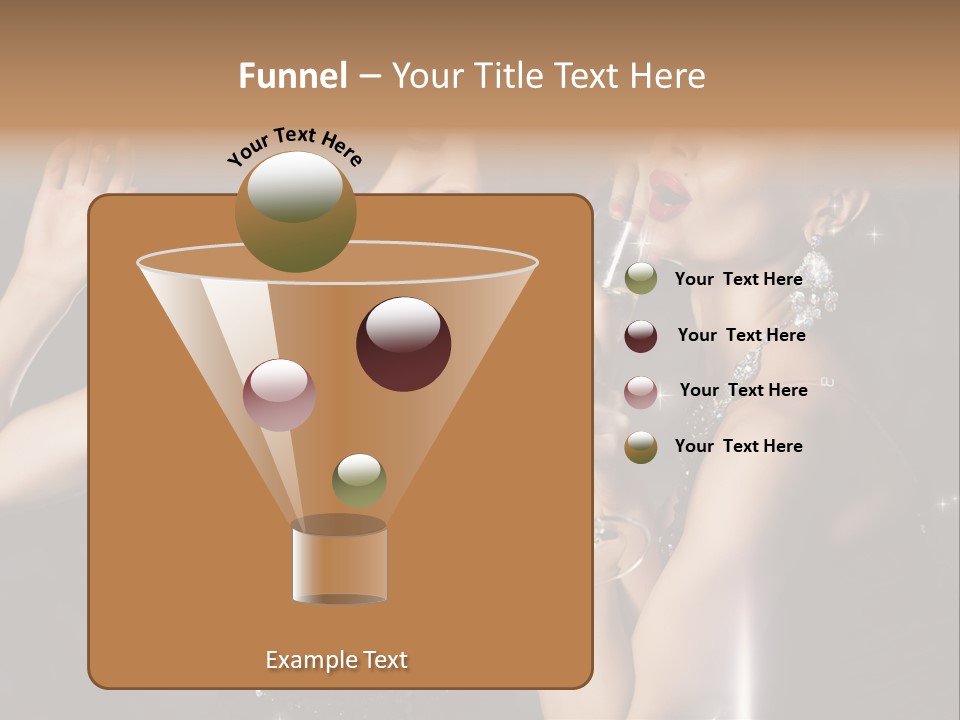 Life Woman New Year PowerPoint Template