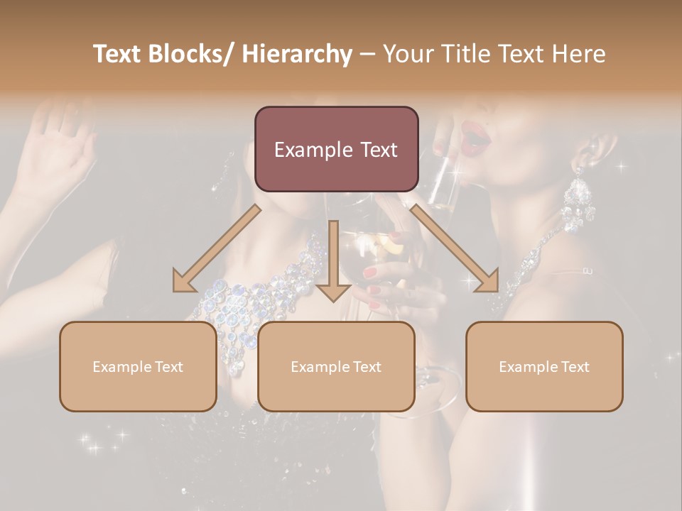 Life Woman New Year PowerPoint Template