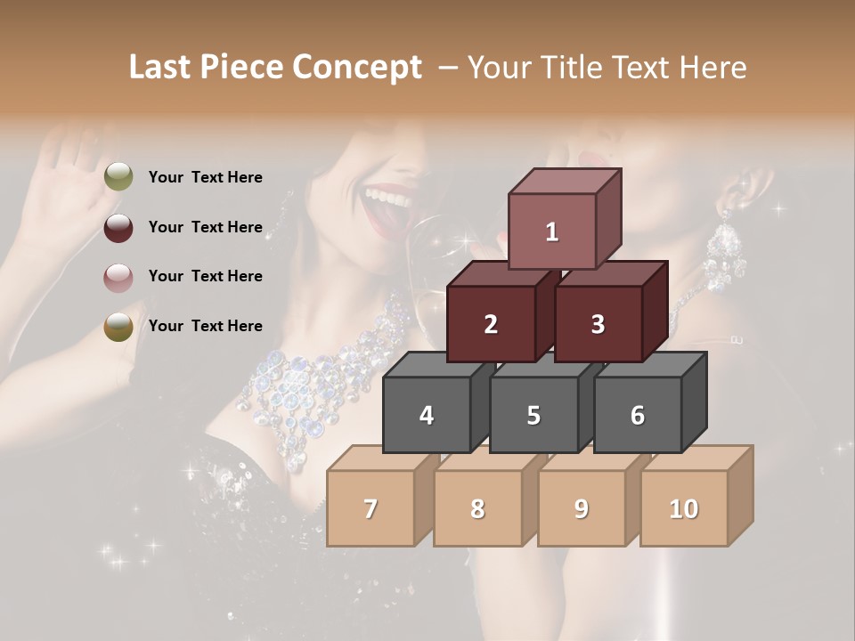 Life Woman New Year PowerPoint Template