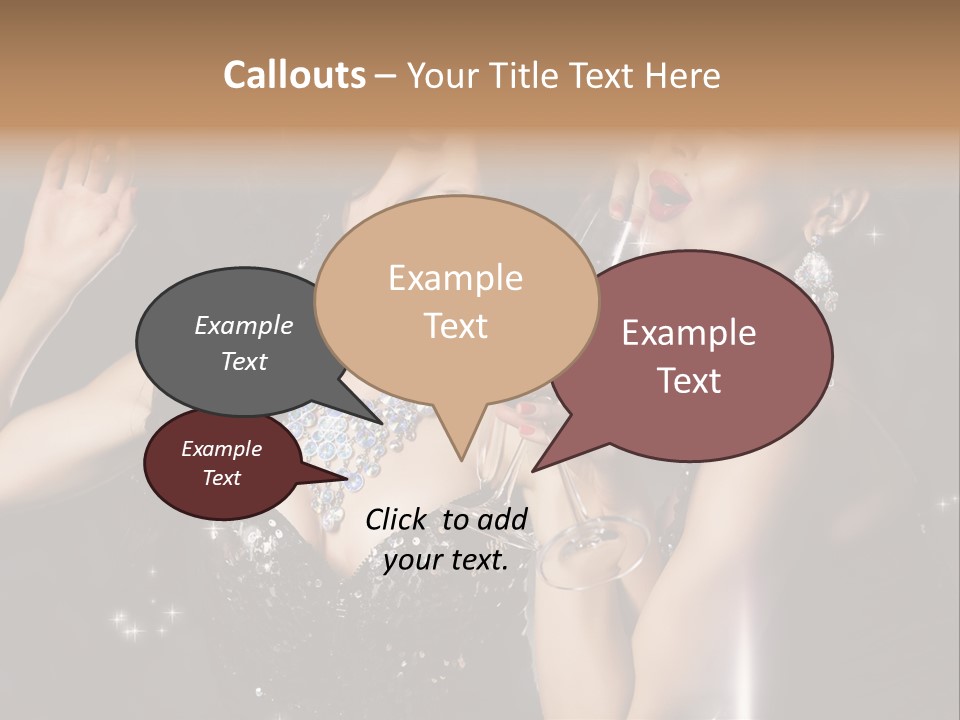 Life Woman New Year PowerPoint Template