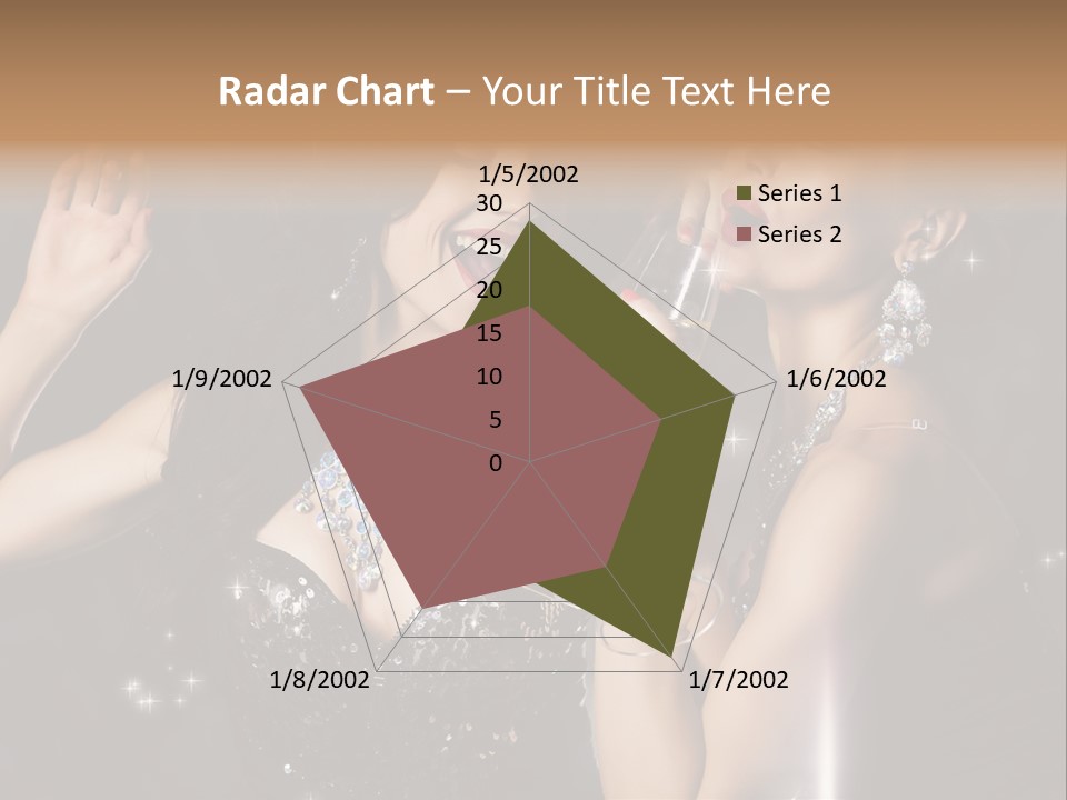 Life Woman New Year PowerPoint Template