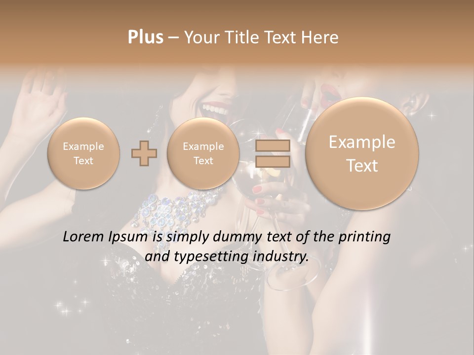 Life Woman New Year PowerPoint Template