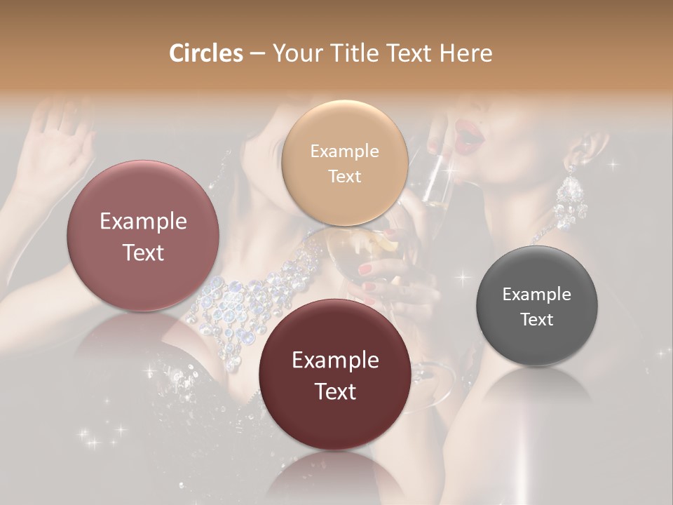 Life Woman New Year PowerPoint Template